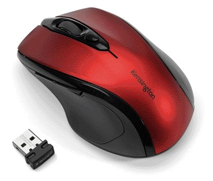 Kensington Pro Fit Draadloze Muis Groot Rechtshandig Rood