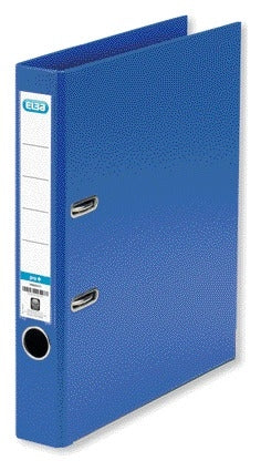 Elba Smart A4 50mm PP Ordner Blauw met hefboommechaniek en insteekvenster