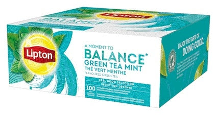 Lipton Green Tea Mint, Balance, 100 Zakjes