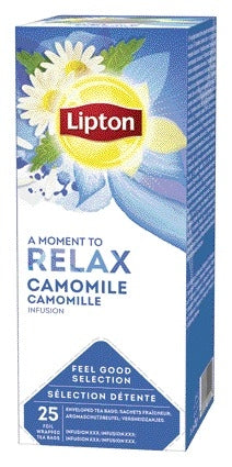 Lipton Relax Kamille Thee Zakjes 25x1,5gr