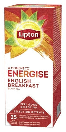 Lipton Energise English Breakfast Thee 25x1,5g
