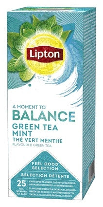 Lipton Green Tea Mint Balance Theezakjes 25 x 1,5 g