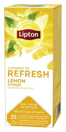 Thee Lipton Refresh lemon 25x1.5g | Verfrissend en aromatisch