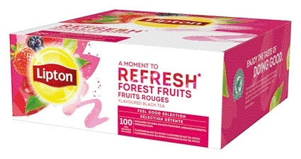 Lipton Bosvruchten Theezakjes 100x1.5gr