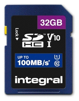 Integral SDHC V10 32GB Geheugenkaart
