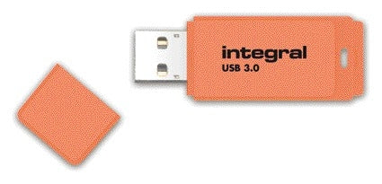 Integral 64GB Neon Oranje USB 3.0 Flash Drive