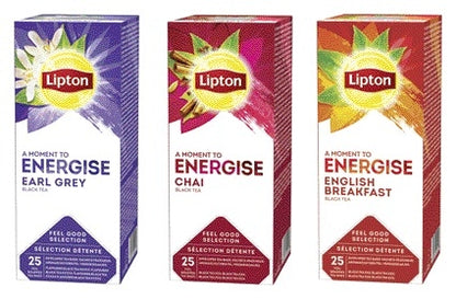 Lipton Energise Earl Grey 25x1.5gr - Verkwikkende thee - 2