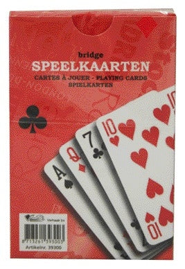 Premium rode speelkaarten, stevig en herbruikbaar