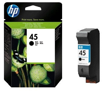 HP 51645A 45 Zwart Inktcartridge