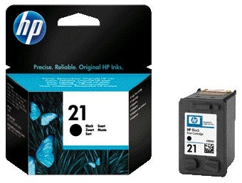 HP 21 Zwart Inktcartridge C9351A voor zwart-wit documenten