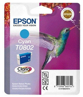 Epson T0802 Blauw Inktcartridge, 435 pagina’s