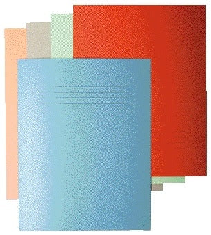 Vouwmap Quantore A4 blauw 240x310mm