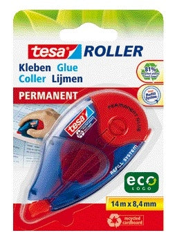 Tesa Eco Navulbare Lijmroller, permanent, milieuvriendelijk