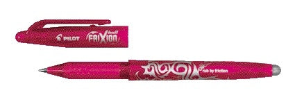 Pilot FriXion BL-FR7 M roze, uitwisbare rollerpen