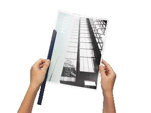 DURABLE A4 3/4mm Klemrug Donkerblauw voor ongeperforeerde documenten