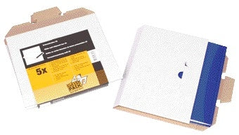 CleverPack A5 brievenbusbox wit van sterk karton - 2