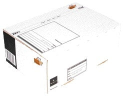 Postpakketbox 4 CleverPack, 305x215x110mm, wit
