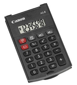 Rekenmachine Canon AS-8 compact en milieuvriendelijk