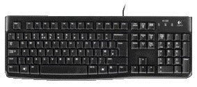 Logitech K120 USB toetsenbord zwart, spatwaterdicht en duurzaam