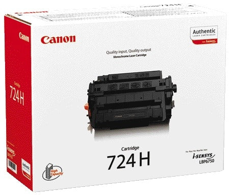 Canon 724H Zwart Tonercartridge, hoog capaciteit, tot 12500 pagina's