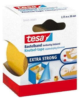 Dubbelzijdige knutseltape tesa, 2,75 m x 38 mm