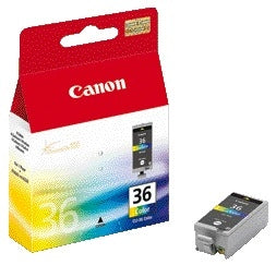 Inktcartridge Canon CLI-36 Kleur, Print tot 249 pagina's