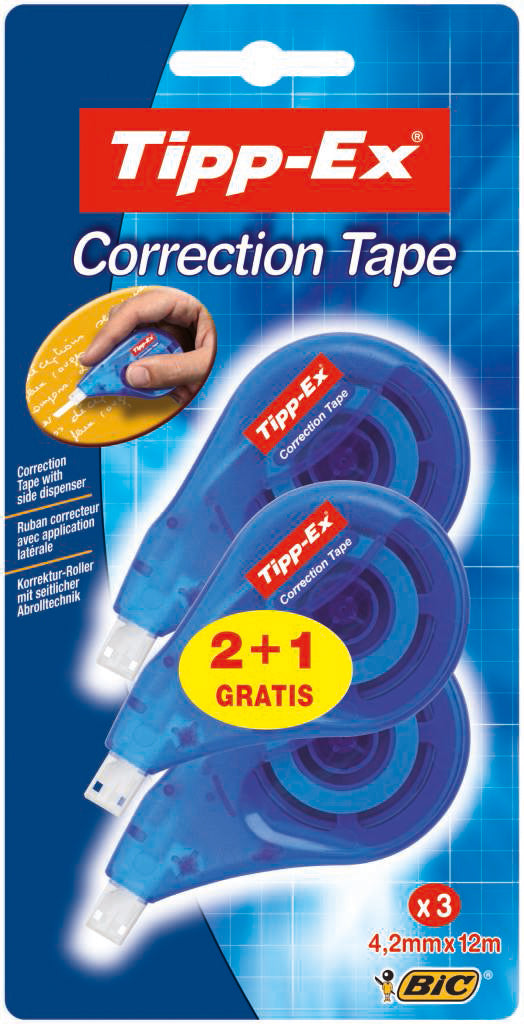 Tipp-Ex zijwaarts Correctieroller 4,2 mm x 12 m