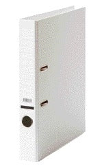 Wit A4 50mm Qbasic ordner van stevig karton met metalen gripgaat
