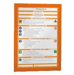 DURAFRAME Durabled A4 Zelfklevend Oranje
