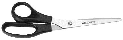 Kantoorschaar Westcott 210mm links, roestvrij staal