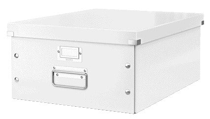 Opbergdoos Leitz WOW Click Store, 350x188x450mm, wit