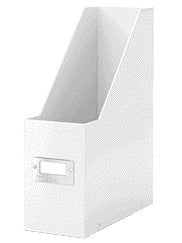 Leitz WOW Click Store Tijdschrifttas Wit met Labelhouder
