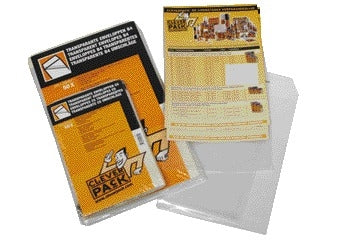 Envelop CleverPack Akte A4 220x300mm Transparant met Klep - 2