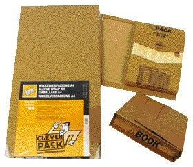 Wikkelverpakking CleverPack ringband 270x330x10/80mm, 25 stuks bruin - 2