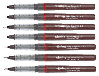 Rotring Tikky Graphic Fineliner 0.5mm - 2