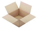 Verzenddoos IEZZY 250x250x250mm enkelgolf bruin