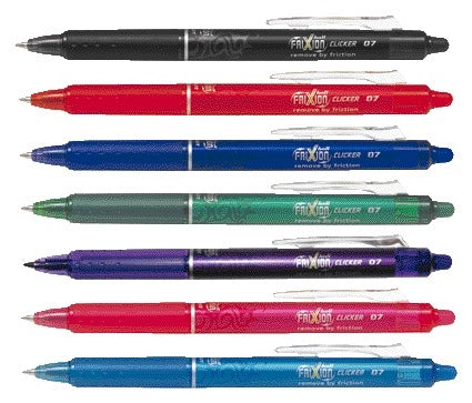 Pilot FriXion BLRT-FR7 M Zwart Herbruikbare Rollerpen - 2