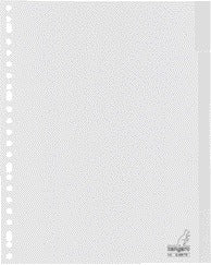 Kangaro G405FM A4 23-rings PP ringband met venstertabs, 5-delig
