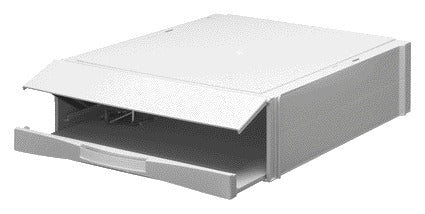 Stapelcassette Djois met ordnerplateau, lichtgrijs