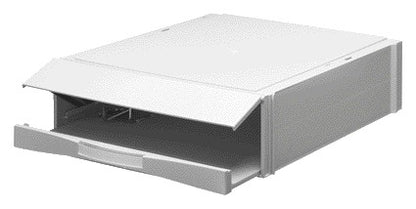Stapelcassette Djois met ordnerplateau, lichtgrijs