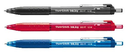 Papermate InkJoy 300 RT Balpen M Blauw, Intrekbaar - 3