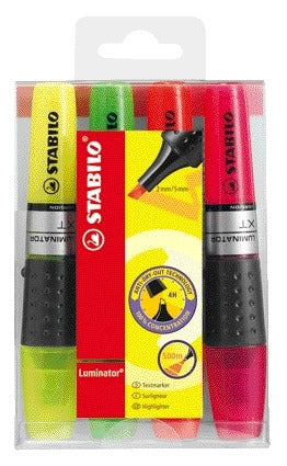 Stabilo Luminator XT 71/4 Assortiment 4 stuks