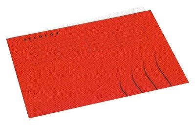 Vouwmap Secolor A4 Rood - Snel herkenbaar en georganiseerd