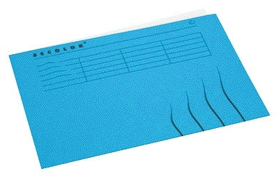 Vouwmap Secolor A4 Blauw