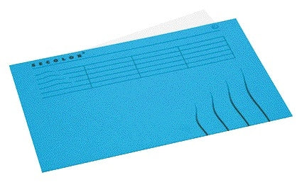 Secolor Folio map Blauw, met kleurcodering