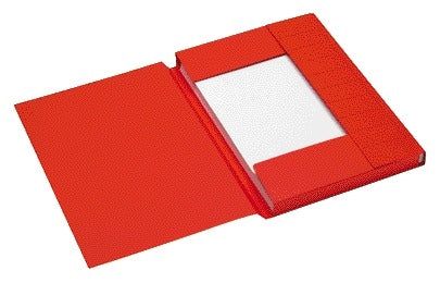Secolor A4 Dossiermap Rood met 3 kleppen 225 g/m²