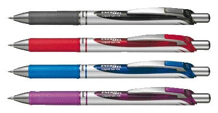 Pentel Energel M Blauw, snel droog en comfortabel - 3
