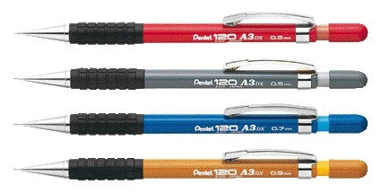 Vulpotlood Pentel A313 HB 0,3mm rood - 2