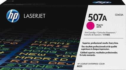 HP CE403A (507A) Rode Tonercartridge voor Kleurprinten