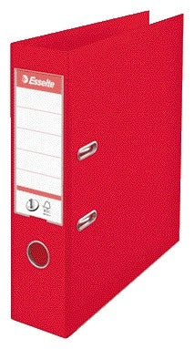 Esselte Vivida No.1 75mm PP A4 Rood met Power Nr.1 mechaniek